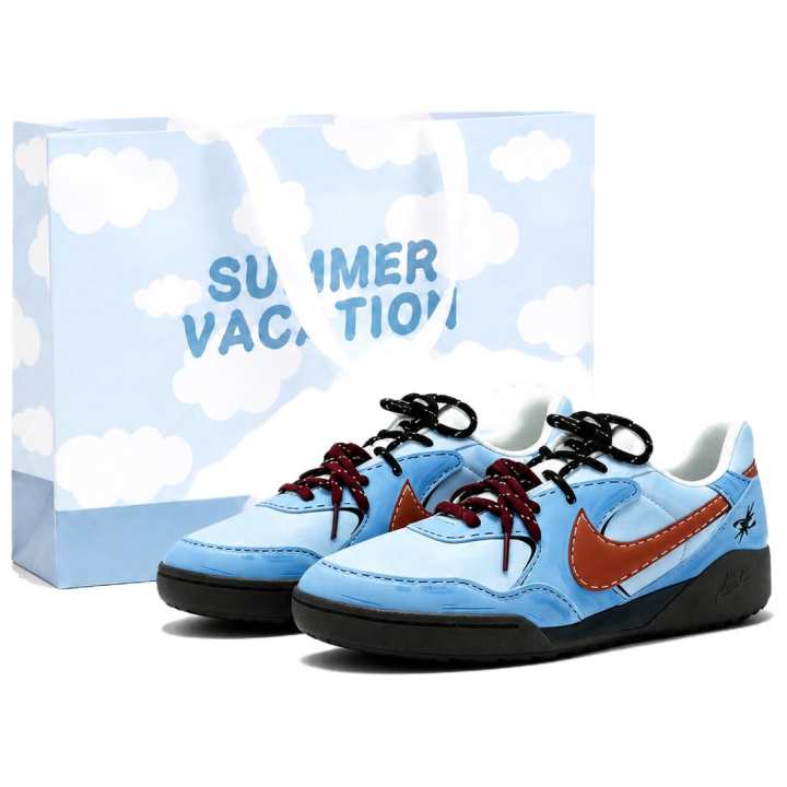 Nike Nike Terra Manta Casual Shoes Unisex Low Top Blue/Red