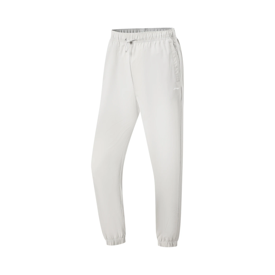 Li-Ning Li Ning Fitness Series Sports Pants Women's Crystal Gray Moderate Straight Fit Pants