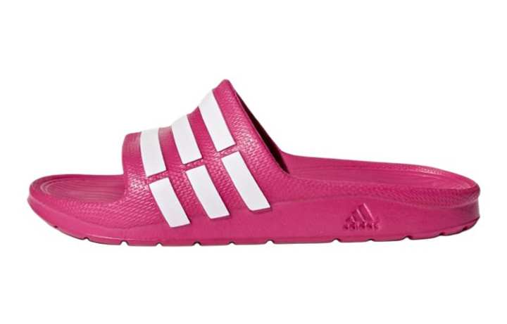 Adidas Adidas Abrasion Resistant Kids' Home Slippers Rose Red