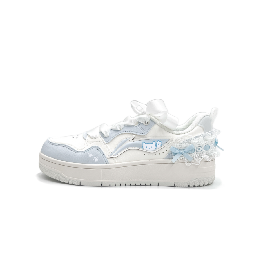 Li-Ning Li Ning Tianji Soft Skateboard Shoes Women's Low Top White