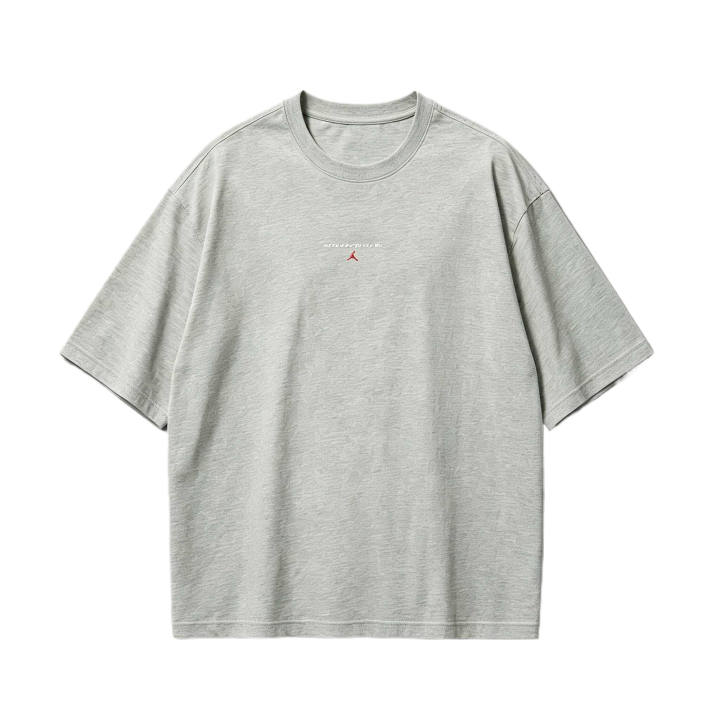 Jordan Jordan Flight Essentials T Shirts Men's Heather Gray Crew Neck Moderate