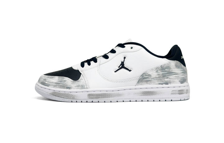 Jordan Jordan COURT CONNECT Skateboard Shoes Men's Low Top White Black Gray Silver Colorway