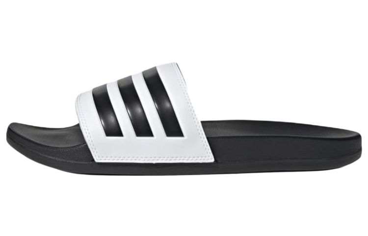 Adidas Adidas Adilette Comfort Slip Resistant Slide Slippers Unisex Black White