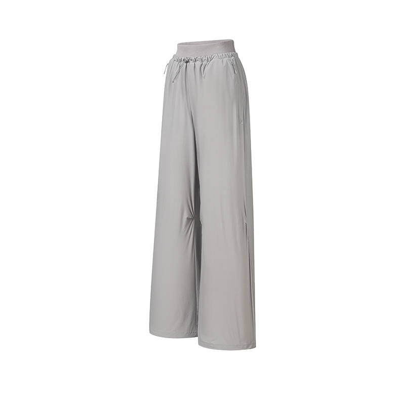 FILA Fitness Casual Pants Women's Zinc Finish Moderate Wide Leg Pants