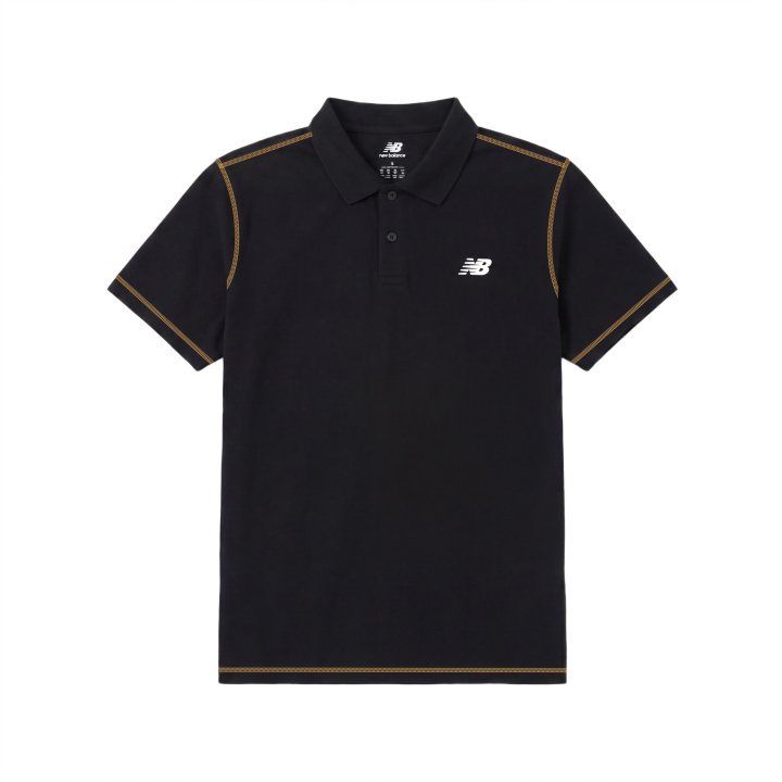 New Balance New Balance Polo Shirts Unisex Black Lapel Moderate Other