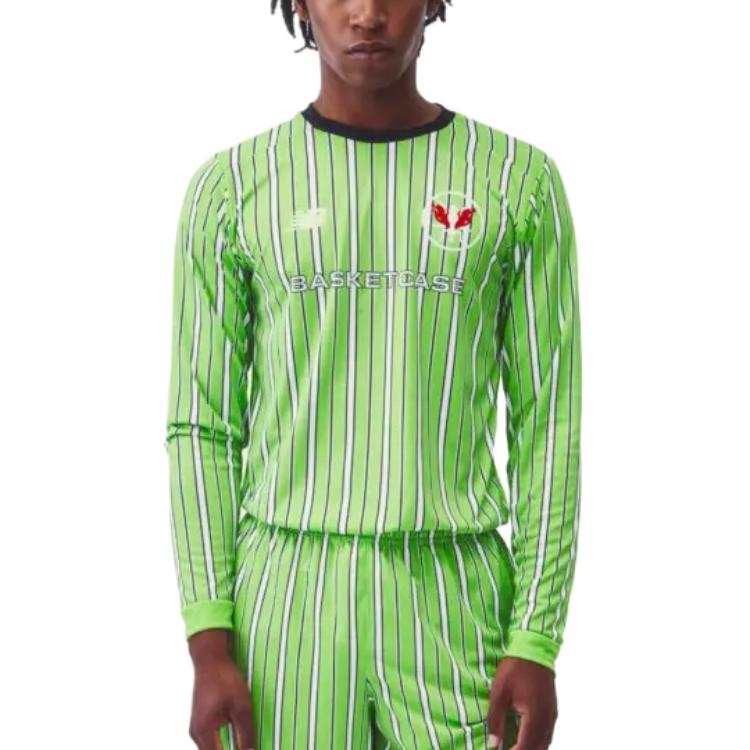 New Balance New Balance X Basketcase Soccer Jerseys Men's Green Crew Neck Moderate