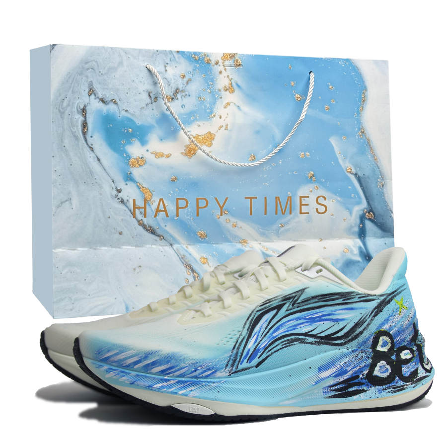 Li-Ning Li Ning Red Hare 9 Running Shoes Men's Low Top Blue/Black