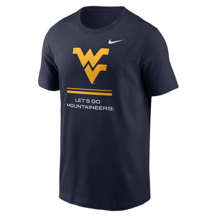 Nike Nike Dri Fit College T Shirts Men's University Marine Crew Neck