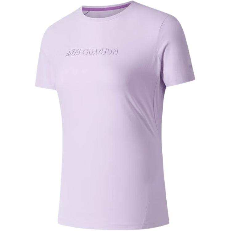 ANTA T Shirts Women's Lohang Pink Crew Neck Moderate Straight Fit
