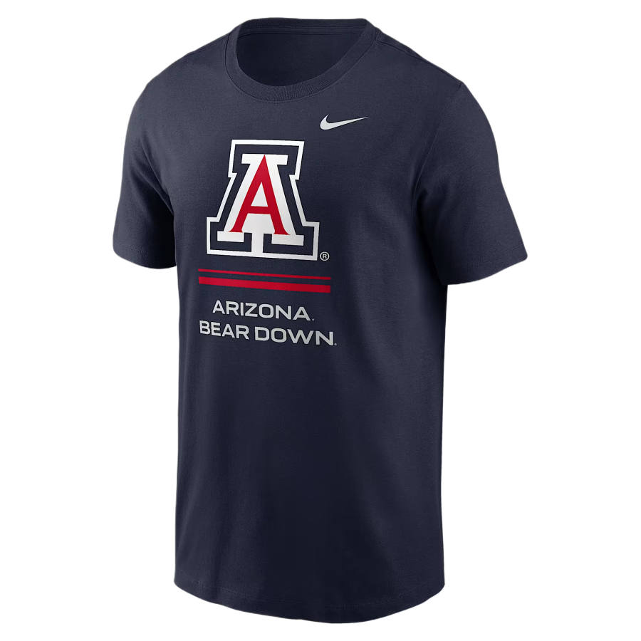 Nike Nike Dri Fit College T Shirts Men's University Marine Crew Neck