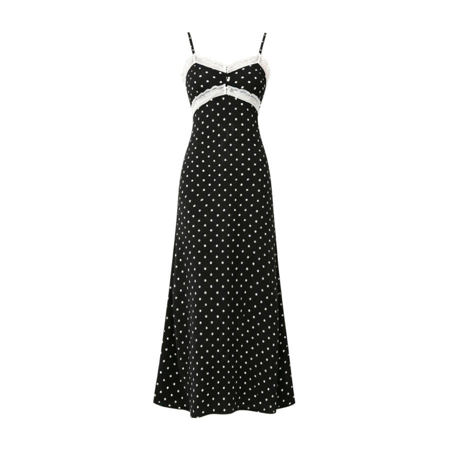 TUSHIFEI Slip Dresses Women's Black Thin Long Skirt A Line Skirt