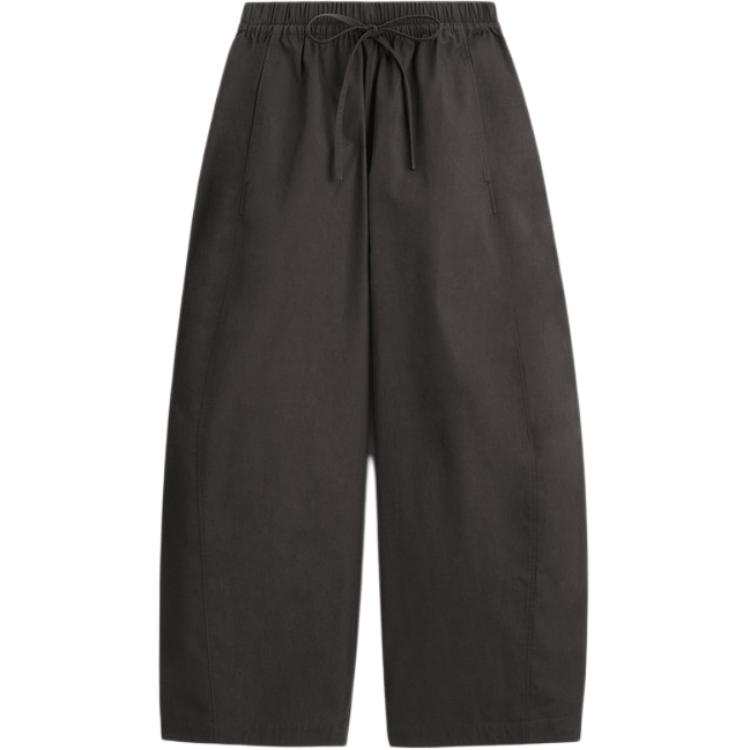 COS Casual Pants Women's Dark Ebony Brown Moderate Wide Leg Pants