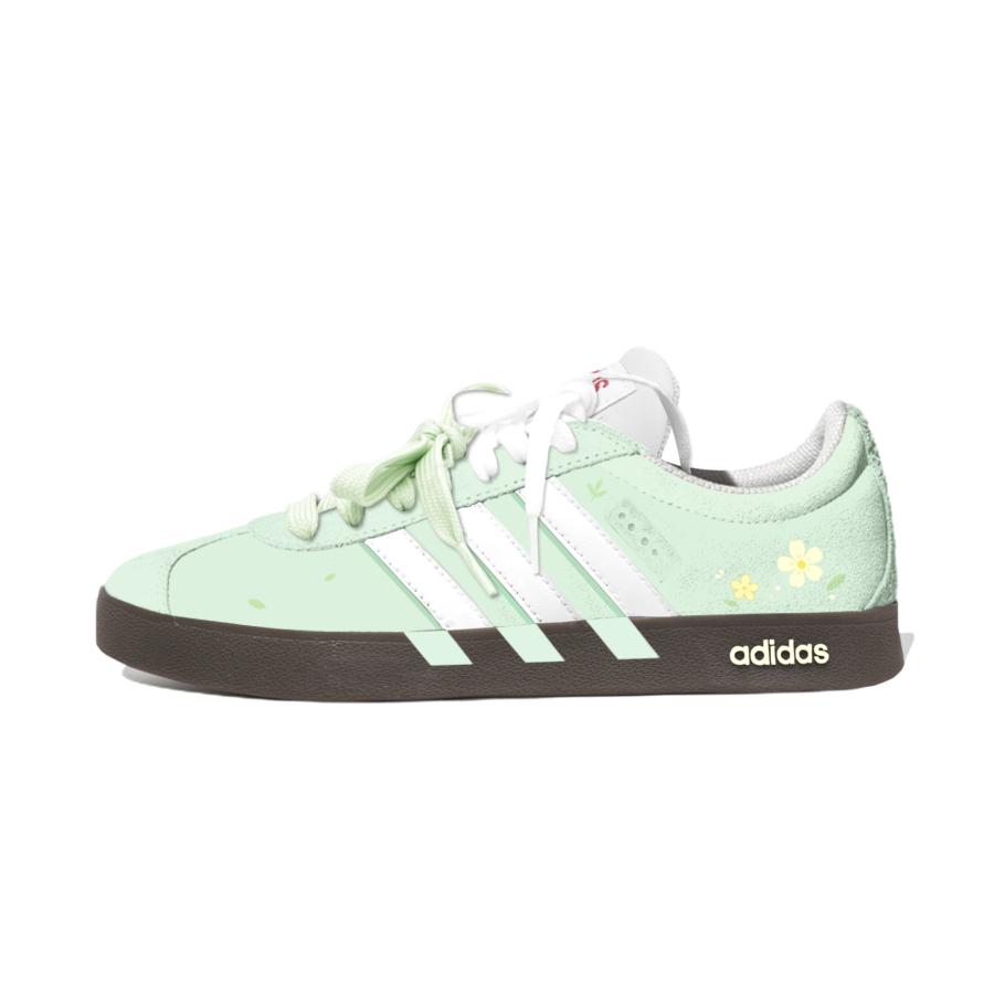 Adidas Adidas VL COURT 2.0 Skateboard Shoes Women's Low Top White/Green