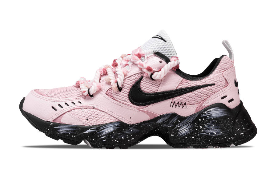 Nike Nike Air Heights Casual Shoes Women's Low Top Black Pink