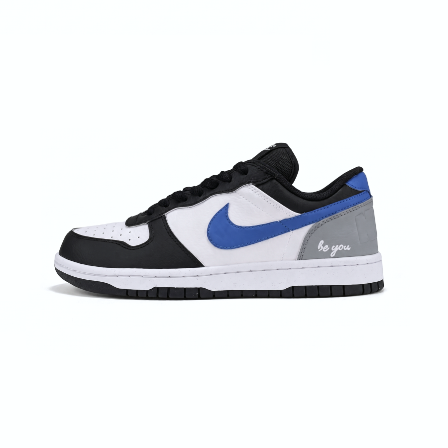 Nike Nike Big Blue Tone Solo Abrasion Resistant Slip Resistant Low top Skateboard Shoes Men's Blue White