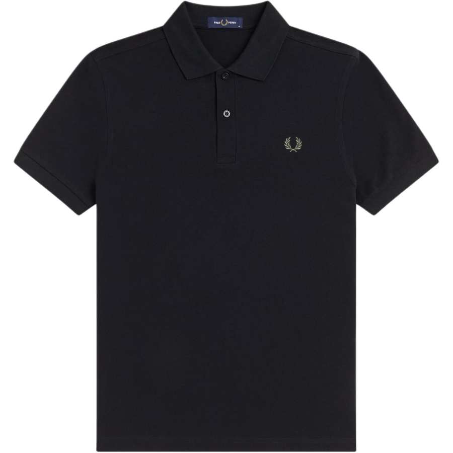 FRED PERRY Laurel Wreath Embroidery Comfortable Simple Versatile Short-Sleeved Polo Shirt Unisex