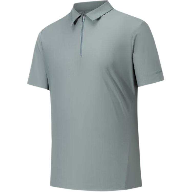 ANTA Champion All Weather Collection Polo Shirts Men's Mountain Green Polo Collar Moderate Straight Fit