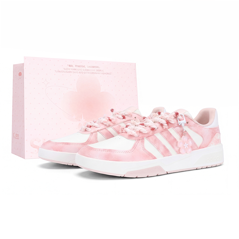 Adidas Adidas COURTBEAT Skateboard Shoes Unisex Low Top White
