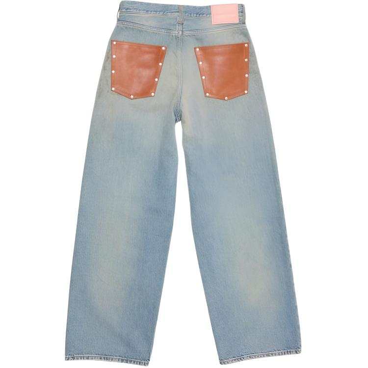Acne Studios Acne Studios Jeans Unisex Medium Blue Moderate Wide Leg Pants