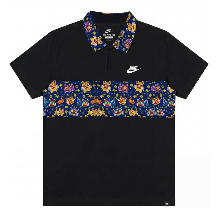 Nike Nike Polo Shirts Unisex Black Polo Collar Moderate
