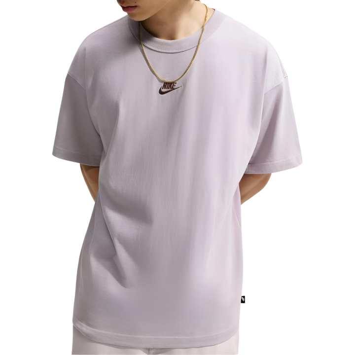 Nike Nike T Shirts Men's Silver Lilac Crew Neck