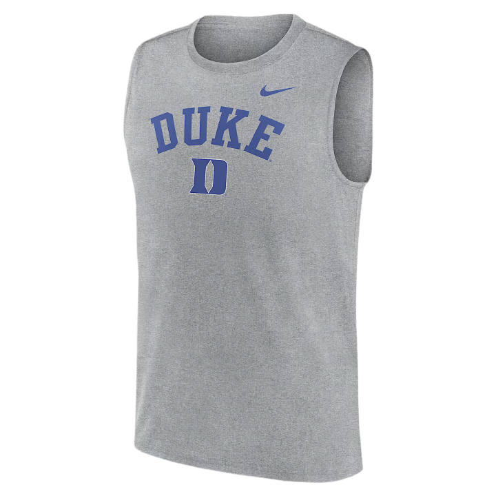 Nike Nike Dri Fit College Tank Tops Men's Gray Crew Neck Moderate Other