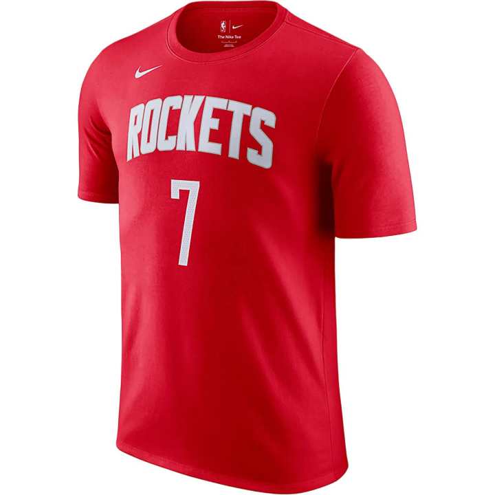Nike Nike Houston Rockets T Shirts Men's Red Crew Neck