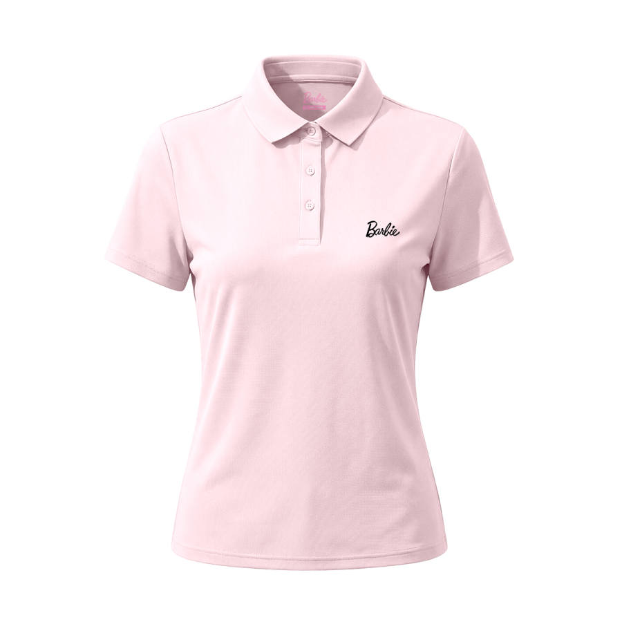 Barbie Polo Shirts Women's Polo Collar Moderate Straight Fit