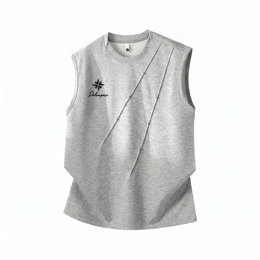 PAL ONGACO Tank Tops Unisex Crew Neck Moderate Straight Fit