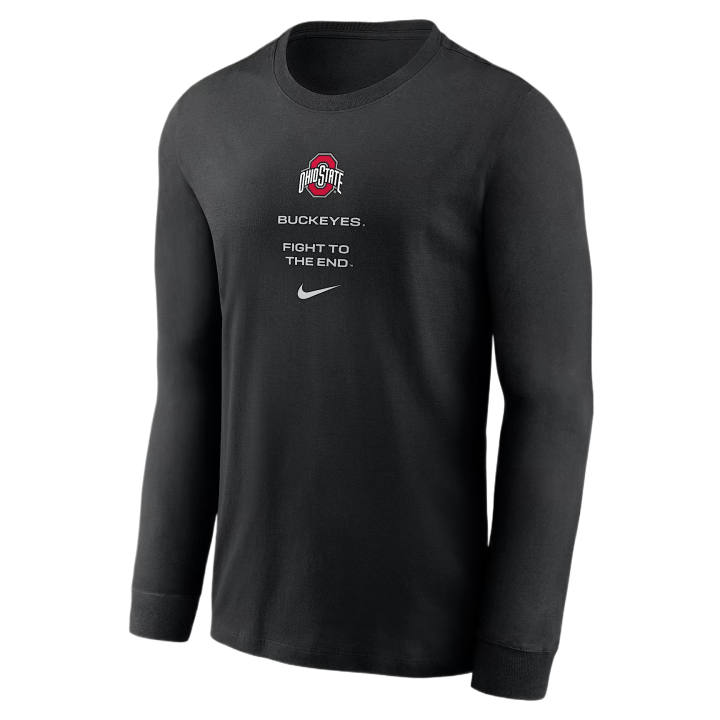 Nike Nike Dri Fit College T Shirts Men's Black Crew Neck Moderate
