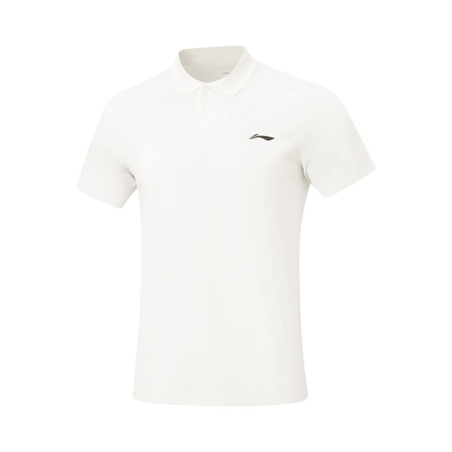 Li-Ning Li Ning Fitness Series Polo Shirts Men's White Polo Collar Moderate