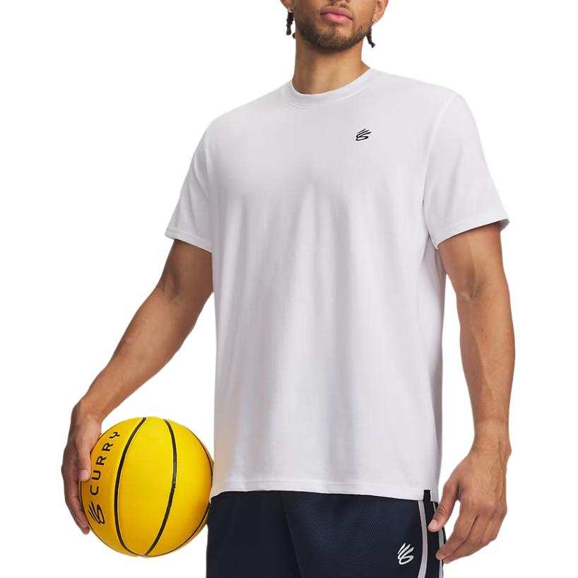 Under Armour T Shirts Men's White Crew Neck