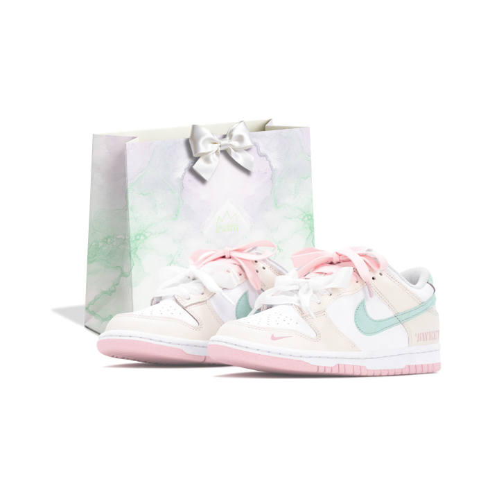 Nike Nike Dunk Shopping Bag, Vanilla Pudding Slip Resistant Abrasion Resistant Low top Skateboard Shoes Women's