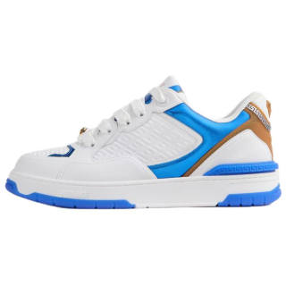 VERSACE Skateboard Shoes Men's Low Top White Blue