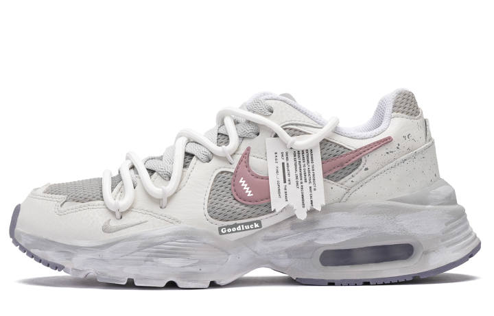 Nike Nike Air Max Fusion Running Shoes Women's Low Top Gray Pink