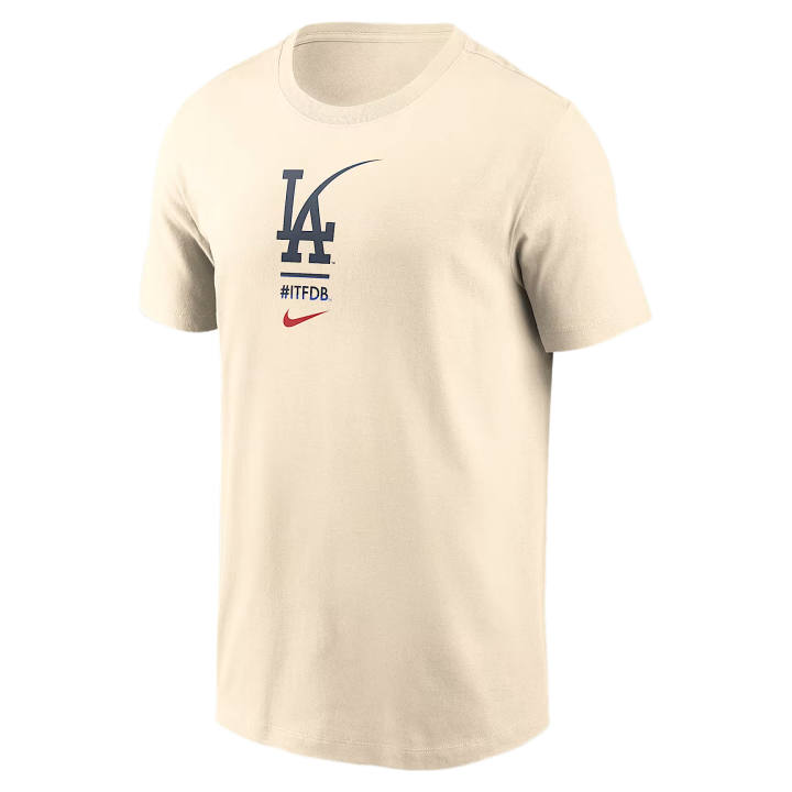 Nike Nike X MLB T Shirts Men's Natural Crew Neck