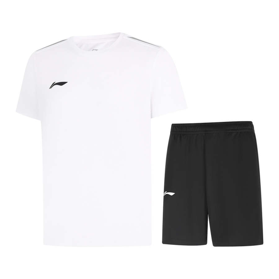 Li-Ning Li Ning Casual Sportswear Men's White Crew Neck Thin