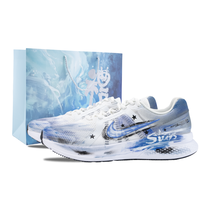 Nike Nike Run Swift 2 Running Shoes Men's Low Top Black/Blue