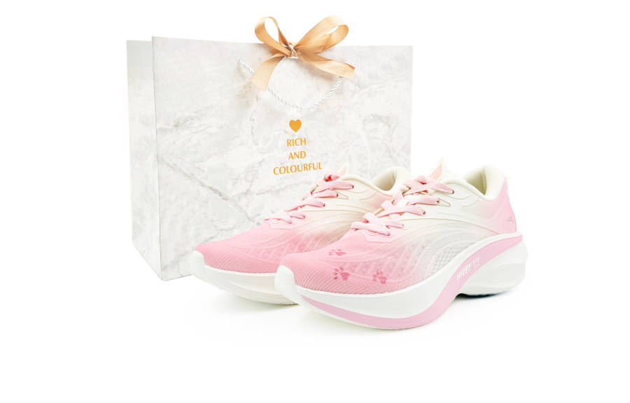 ANTA Leaf 5.0 Running Shoes Women's Low Top White/Pink