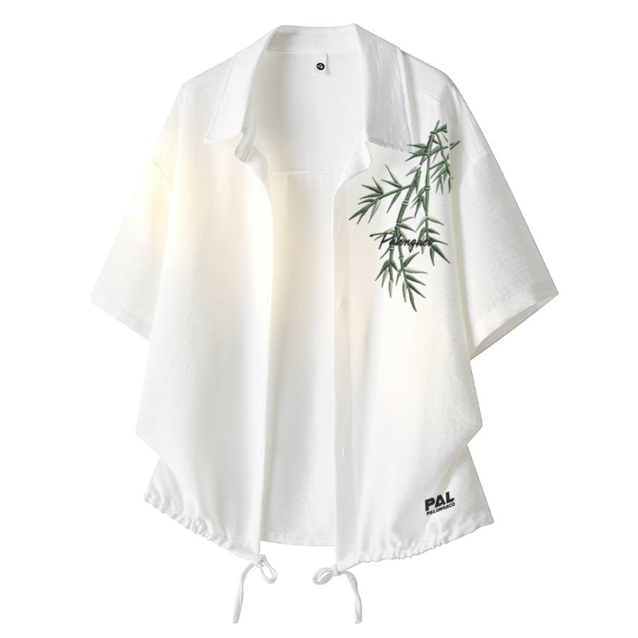 PAL ONGACO Shirts Unisex Lapel Thin Nipped In Waist