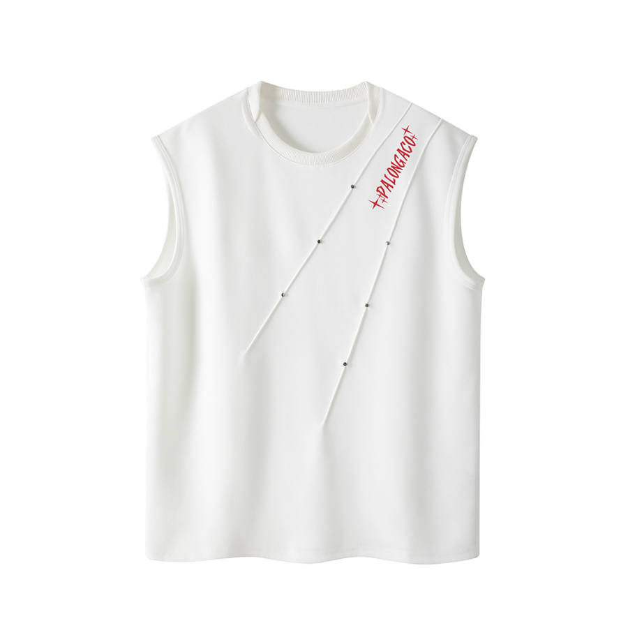 PAL ONGACO Tank Tops Unisex Crew Neck Moderate Straight Fit