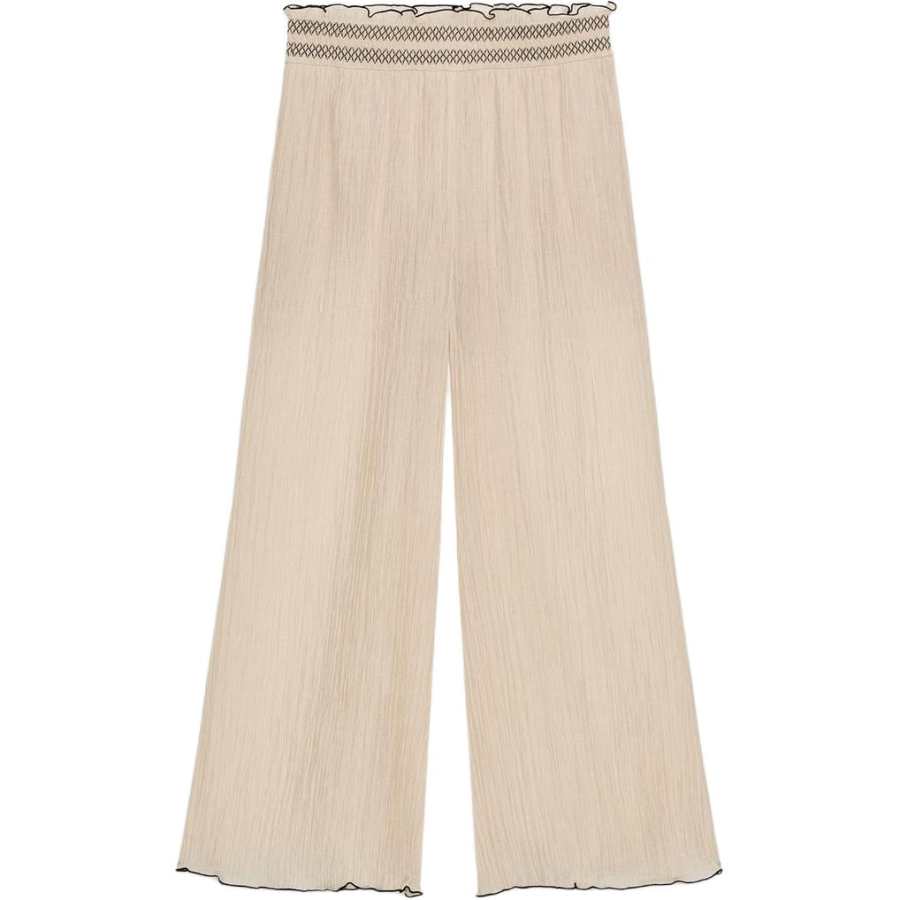 ZARA Casual Pants Women's Sand Moderate Wide Leg Pants