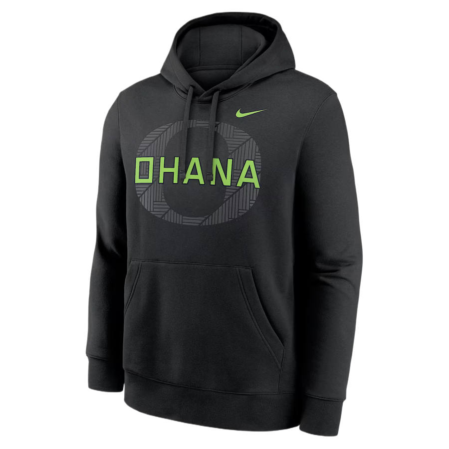 Nike Nike College Sweatshirts Men's Black Hooded Non Detachable Moderate