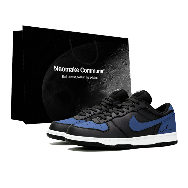 Nike Nike Dunk Skateboard Shoes Men's Low Top Black Purple