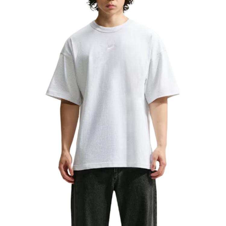 Nike Nike Sportswear T Shirts Men's Birch Heather Crew Neck