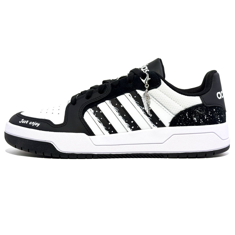 Adidas Adidas ENTRAP Skateboard Shoes Unisex Low Top Black/White