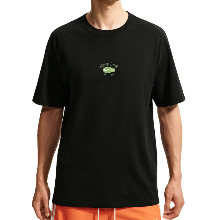 Nike Nike T Shirts Men's Black Crew Neck Moderate