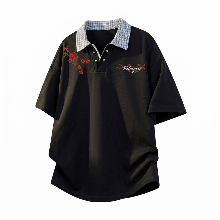 PAL ONGACO T Shirts Unisex Lapel Moderate Straight Fit
