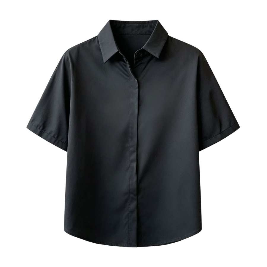 Sugarfunk Sugarfunk Shirts Women's Lapel Thin Straight Fit