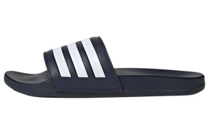Adidas Adidas Adilette Comfort Slides Odor Resistant Slide Slippers Unisex Black White